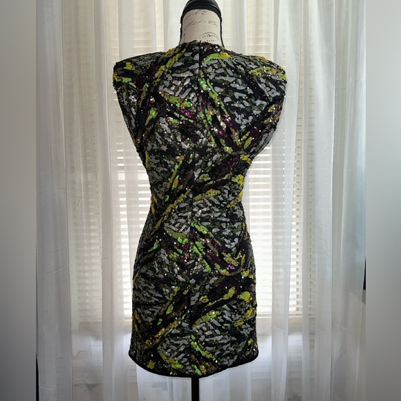 Zara Multicolor Limited Edition Sequin Mini Dress - Picture 6 of 10